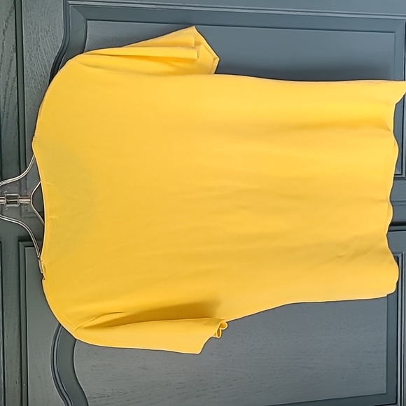 Like new tight knit short sleeve top with embellishments - Picture 2 of 5